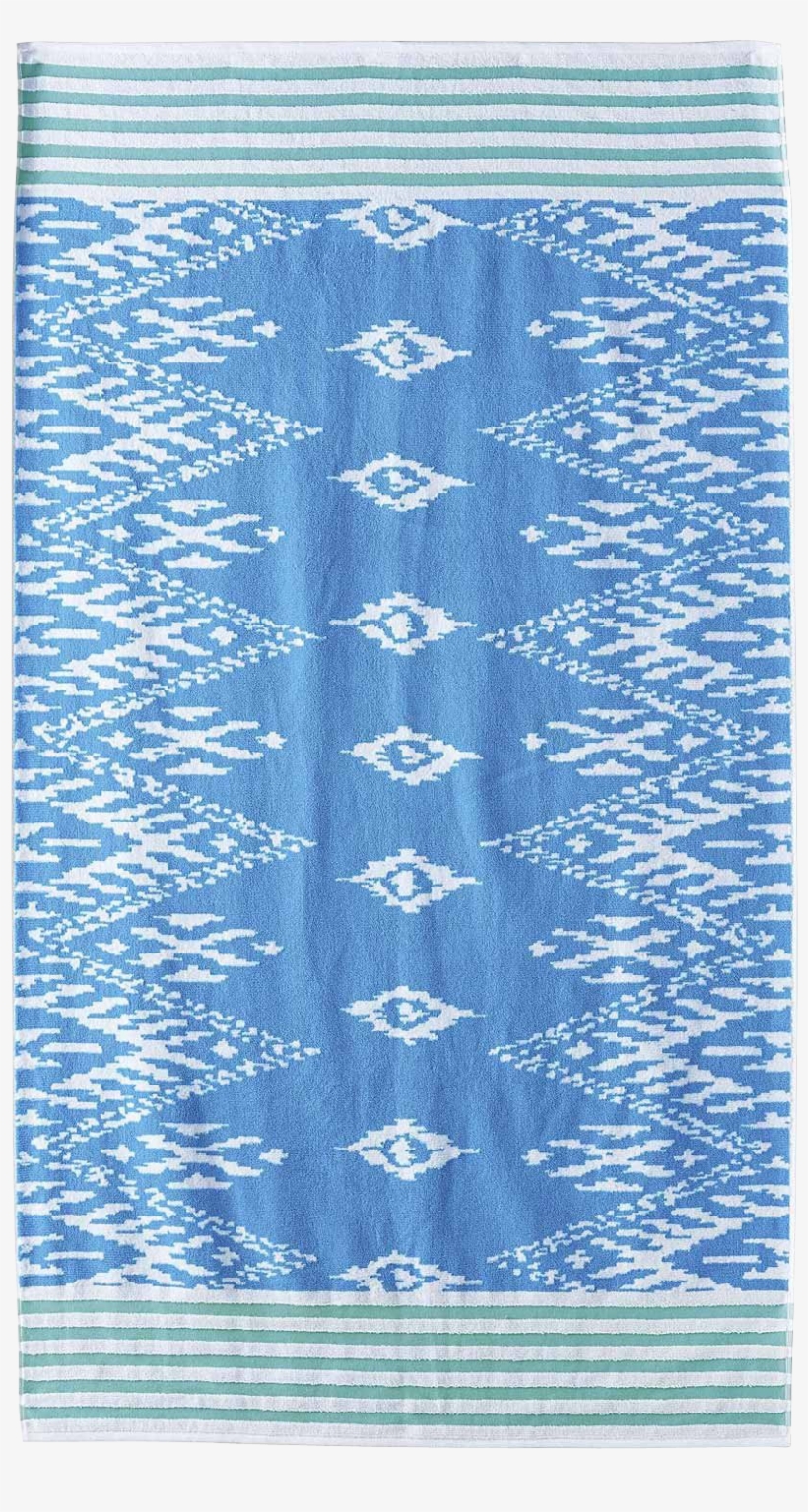 Dita Peacock Beach Towel - John Robshaw Dita Resort Towel, Size One Size - Purple, transparent png