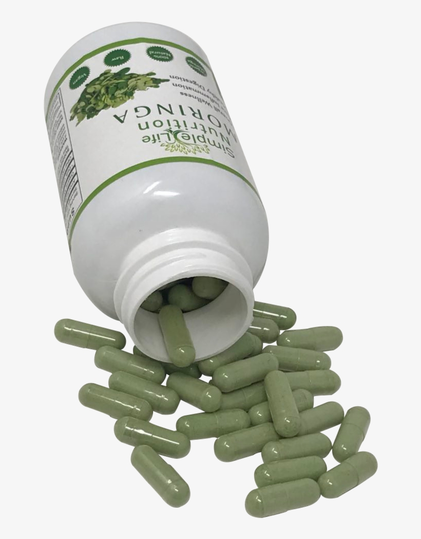 Organic Moringa Capsules - Drumstick Tree, transparent png