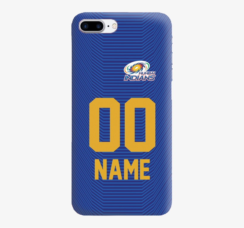 Mumbai Indians Ipl Phone Cover - Jersey Phone Case Cricket, transparent png