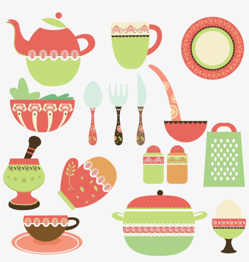 Kitchen Items - - Kitchen Items Vector, transparent png