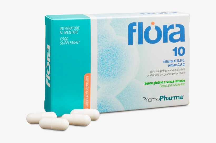 Flora 10 Capsules - Promopharma Flora 30, transparent png