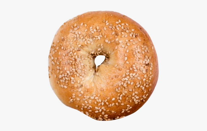 Bagel Png - Sesame, transparent png
