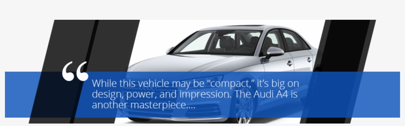 The Audi® A4 Falls Under The Category Of Compact Executive - Audi, transparent png