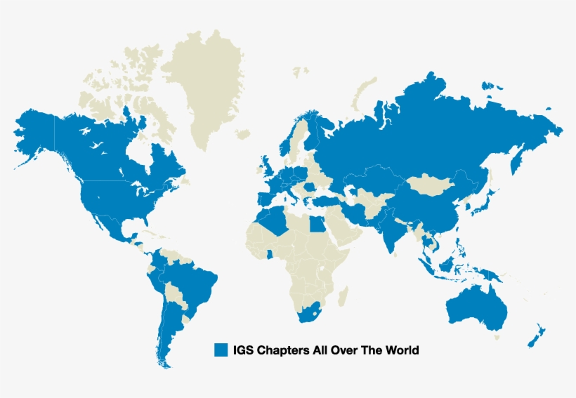Igs Chapters Map - Estee Lauder Worldwide, transparent png