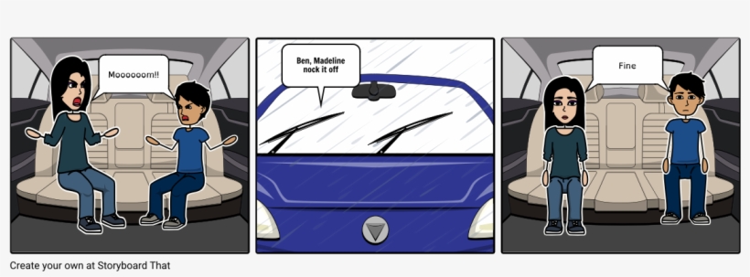 Brother And Sister Fighting In The Car Again - Car, transparent png