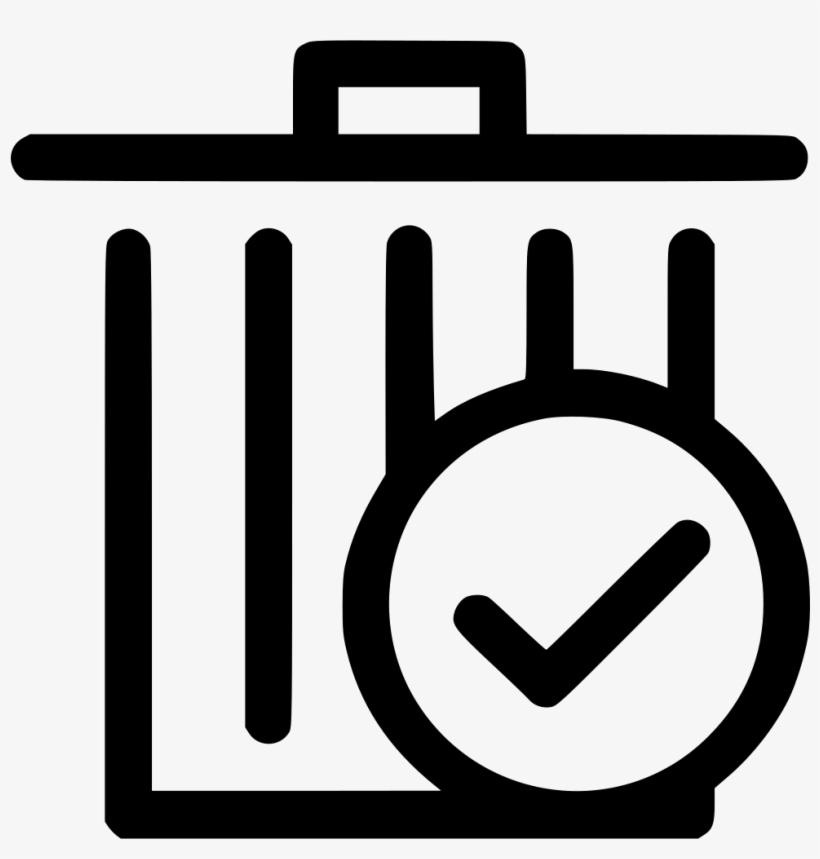 Junk Garbage Trash Waste Dustbin Right Correct Comments - Waste Icon Png White, transparent png