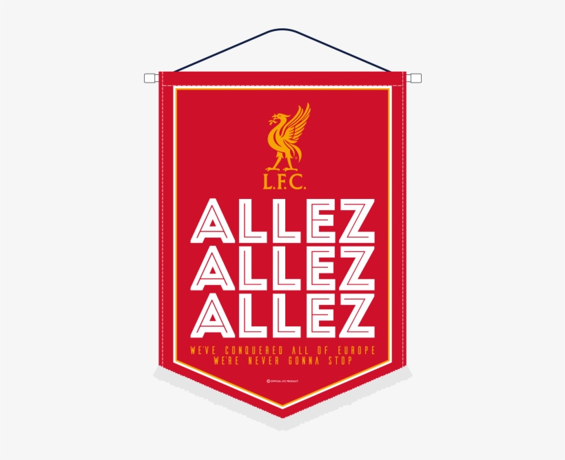 19 Pennant Vector Fringe Huge Freebie Download For - Liverpool Allez Allez Allez, transparent png