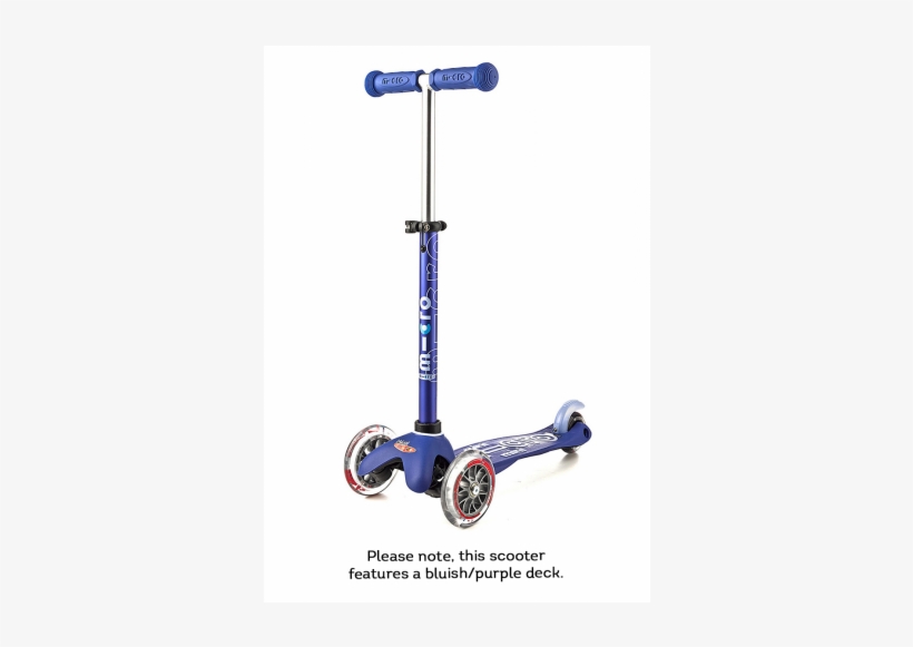 Micro Mini Deluxe Scooter - Blue, transparent png