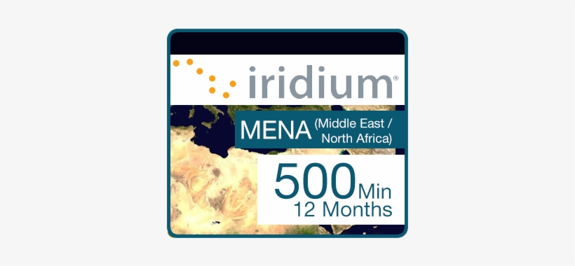 Iridium Prepaid Mena 500 Minutes - Satellite, transparent png