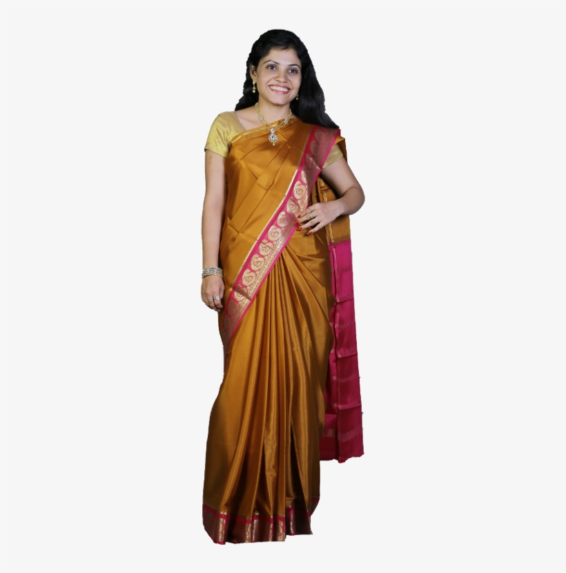 Mysore Soft Silk - Sari, transparent png