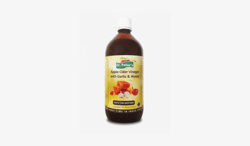 Apple Cider Vinegar With Garlic & Honey - Dr. Patkar's Apple Cider Vinegar With Garlic, transparent png