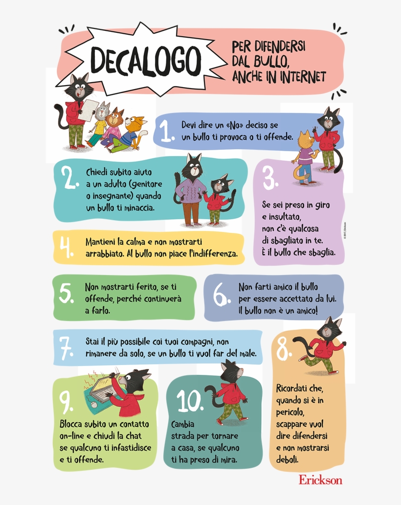 Decalogo Erikson - Decalogo Per Difendersi Dal Bullo, transparent png