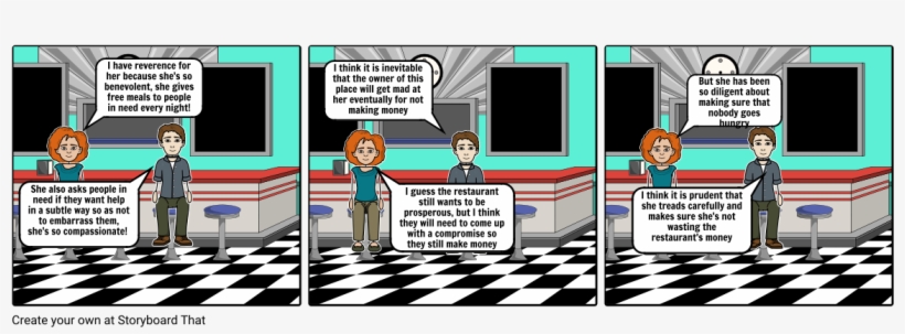 Vocab In The Diner - Cartoon, transparent png