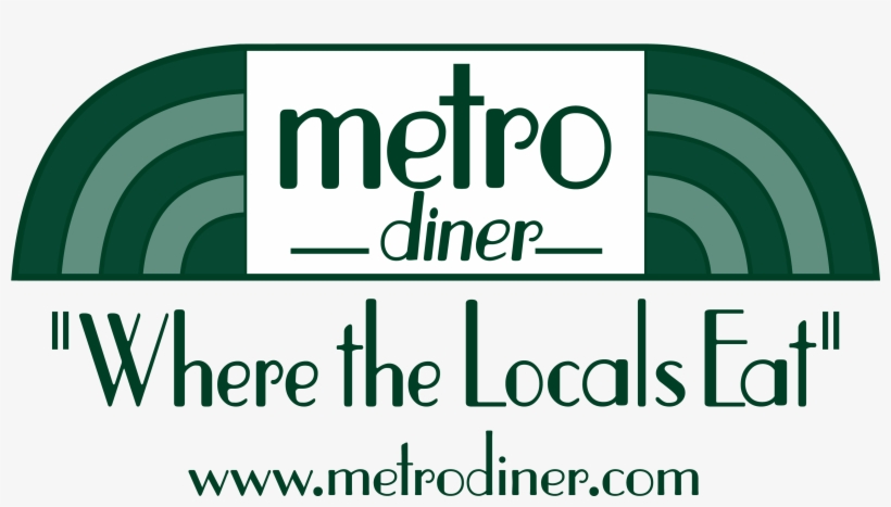 Metro Diner Logo, transparent png