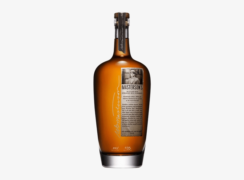 Spiral Masterson's 10 Year Old Rye Whiskey Barrel Finished - Masterson's Rye Whiskey 10 Year, transparent png