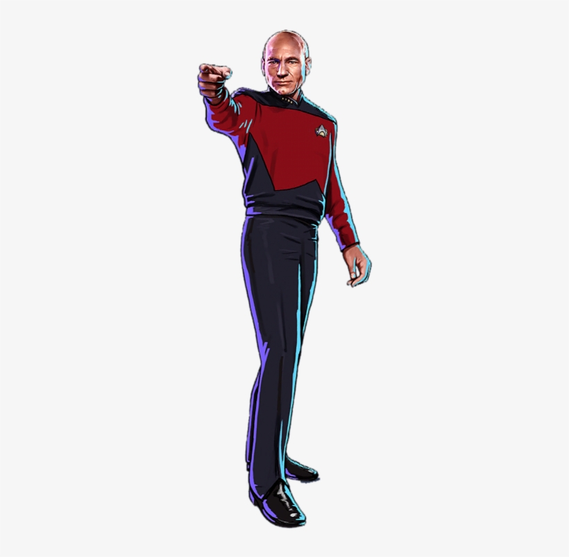 Enterprise-d Picard - Uss Enterprise, transparent png