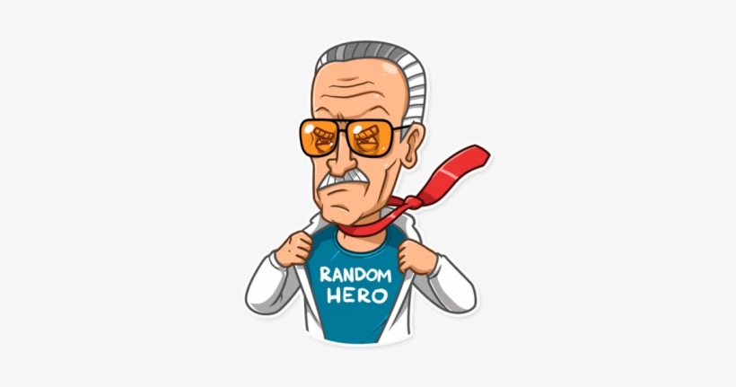 Join Stickeroid To Access All Vip Privilege - Stan Lee, transparent png