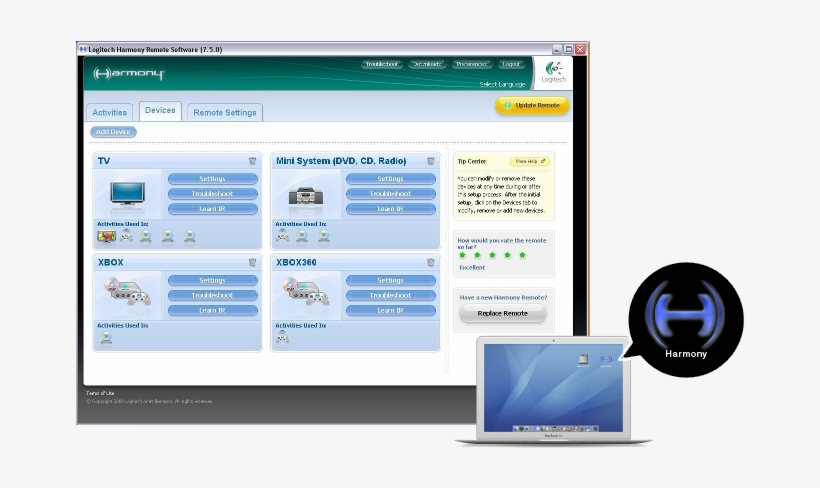 Platform Ez V1 - Logitech Harmony One, transparent png