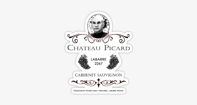 Every Day Is Captain Picard Day - Design On Style P Monogram Vinyl Wall Art Lettering, transparent png