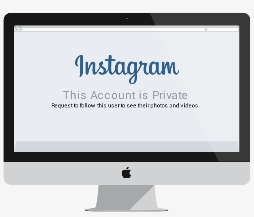 Privateinsta How Does It Work - Flat Imac Mockup Png, transparent png