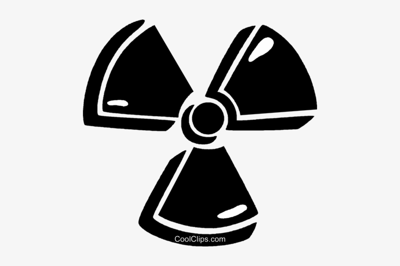 Radioactive Sign Royalty Free Vector Clip Art Illustration - Illustration, transparent png
