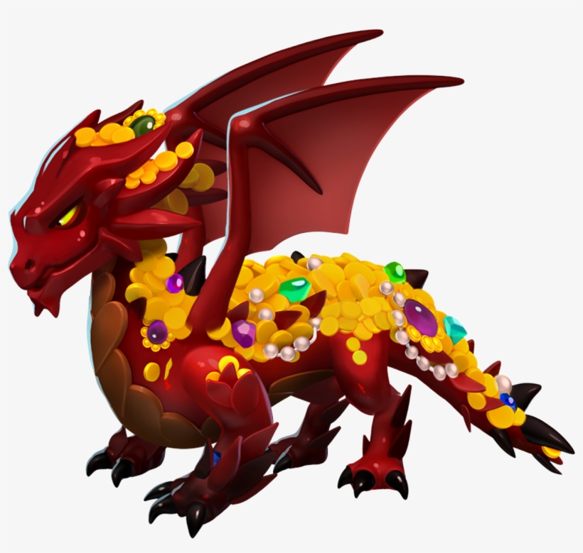 Treasure Dragon - Dragon De Tesoro Dragon Mania Legends, transparent png