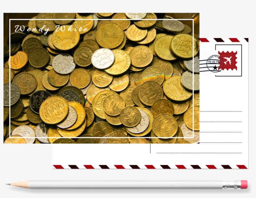 The - Golden Coins, transparent png