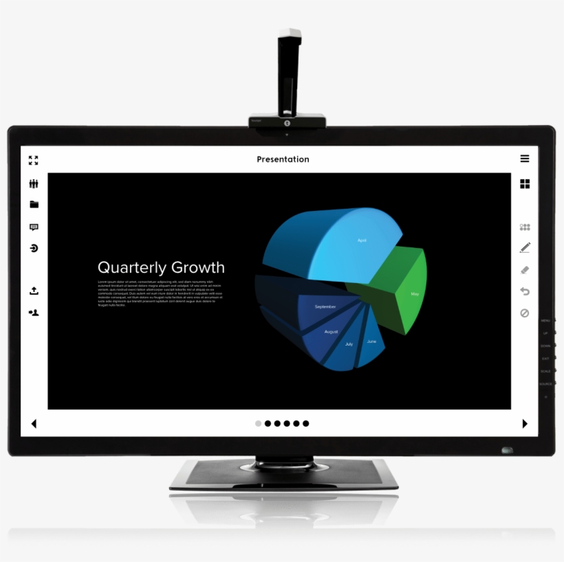 Instant Tablet Tv - Led-backlit Lcd Display, transparent png