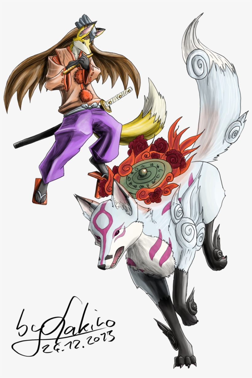 Ōkami Amaterasu And Waka - Amaterasu, transparent png