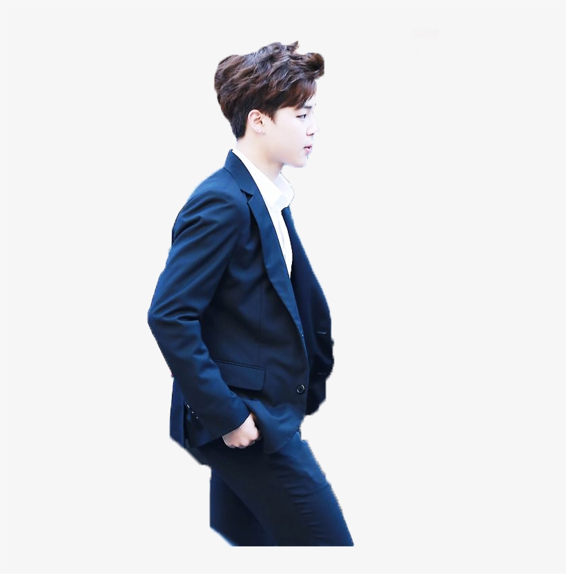Jimin Bts Wearing Suit, transparent png
