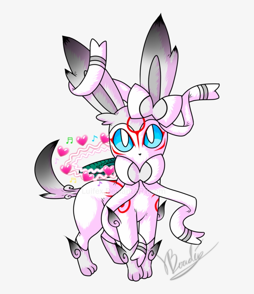 Amaterasu Okami Species - Espeon And Sylveon Fusion, transparent png