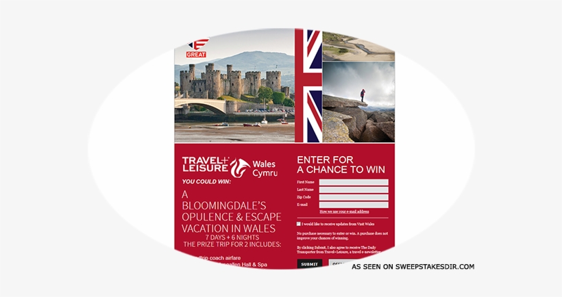The Bloomingdale's Opulence & Escape Vacation In Wales - Travel + Leisure, transparent png