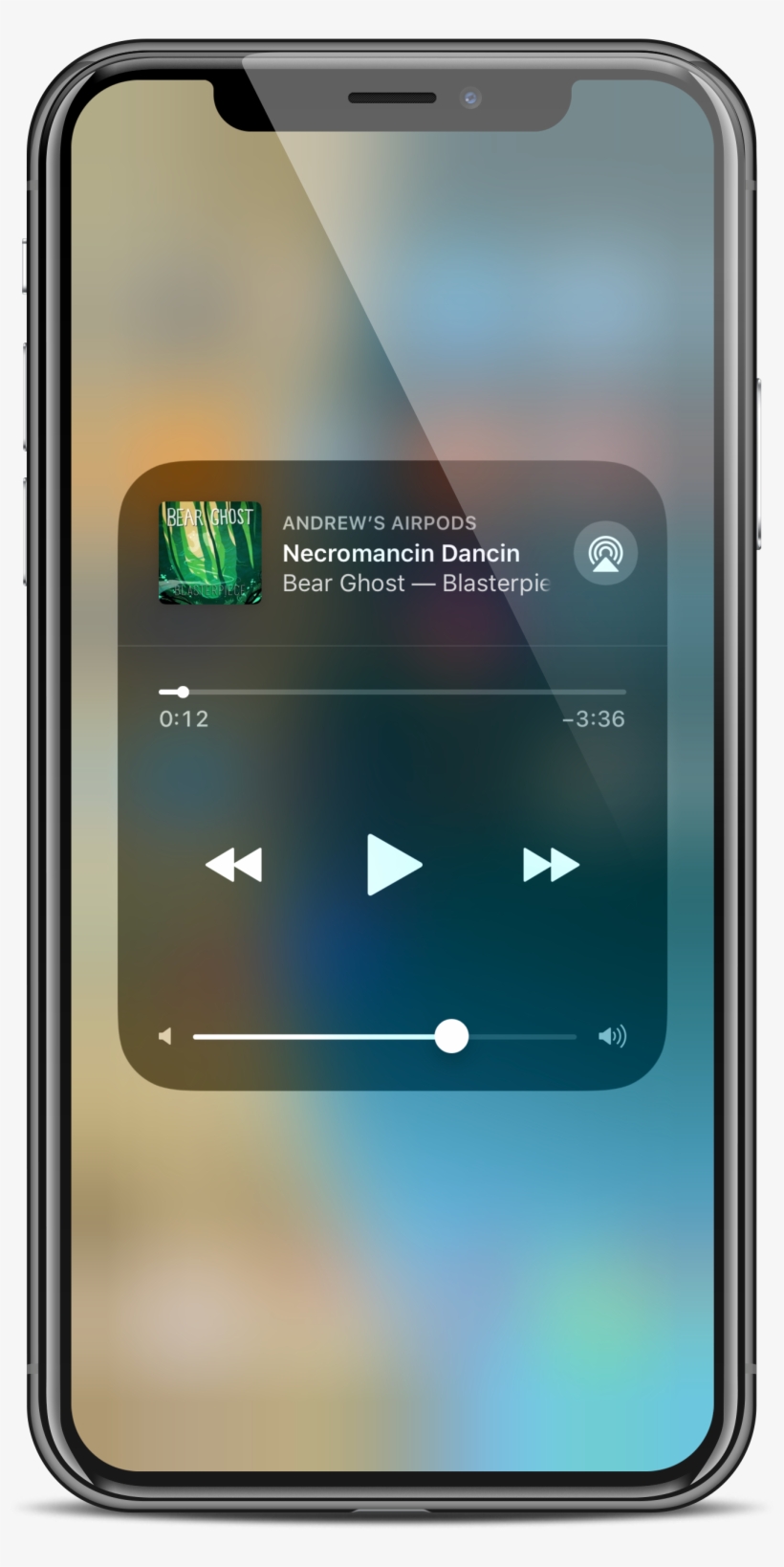 A Little More Complex - Ios 12 Music Widget, transparent png