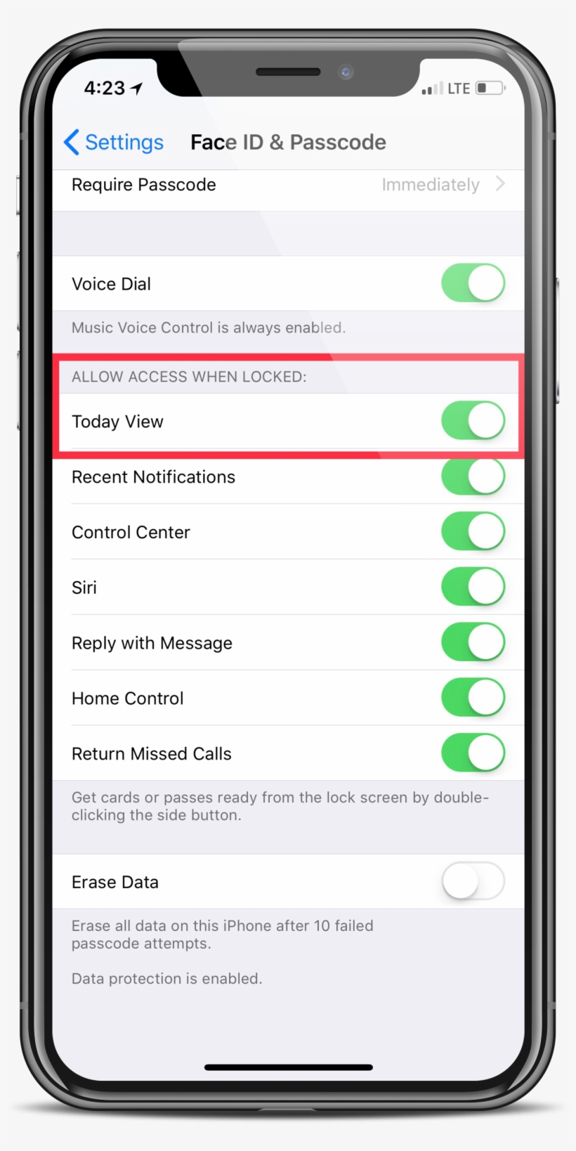 Toggle Today View Iphone - Iphone Usb Accessories Setting, transparent png
