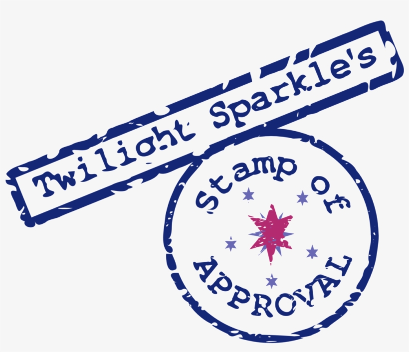 Twilight Sparkle Stamp Of Approval By Ti - Stamps Of Approval Mlp, transparent png