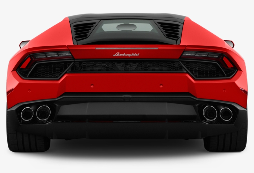 13 - - Back View Lamborghini Drawing, transparent png