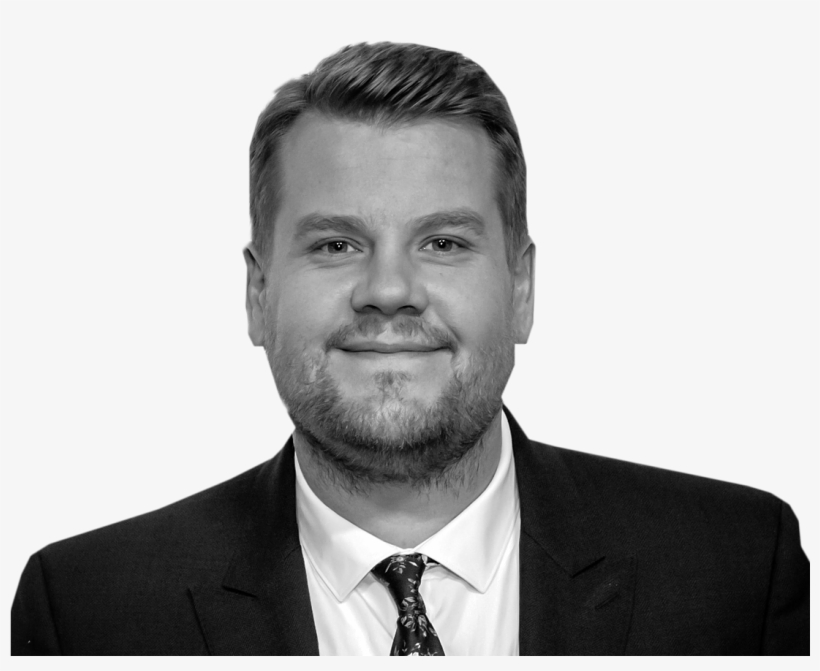 Fulwell - James Corden Black And White, transparent png
