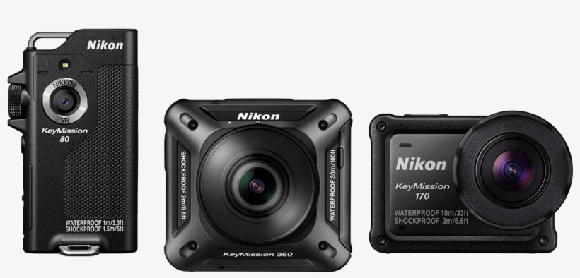 Nikon Is First Big Camera Maker To Get Into Vr Video, - Nikon Keymission, transparent png