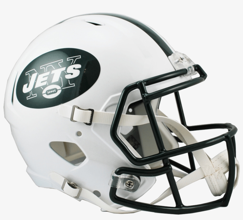 New York Jets Speed Replica Football Helmet, transparent png