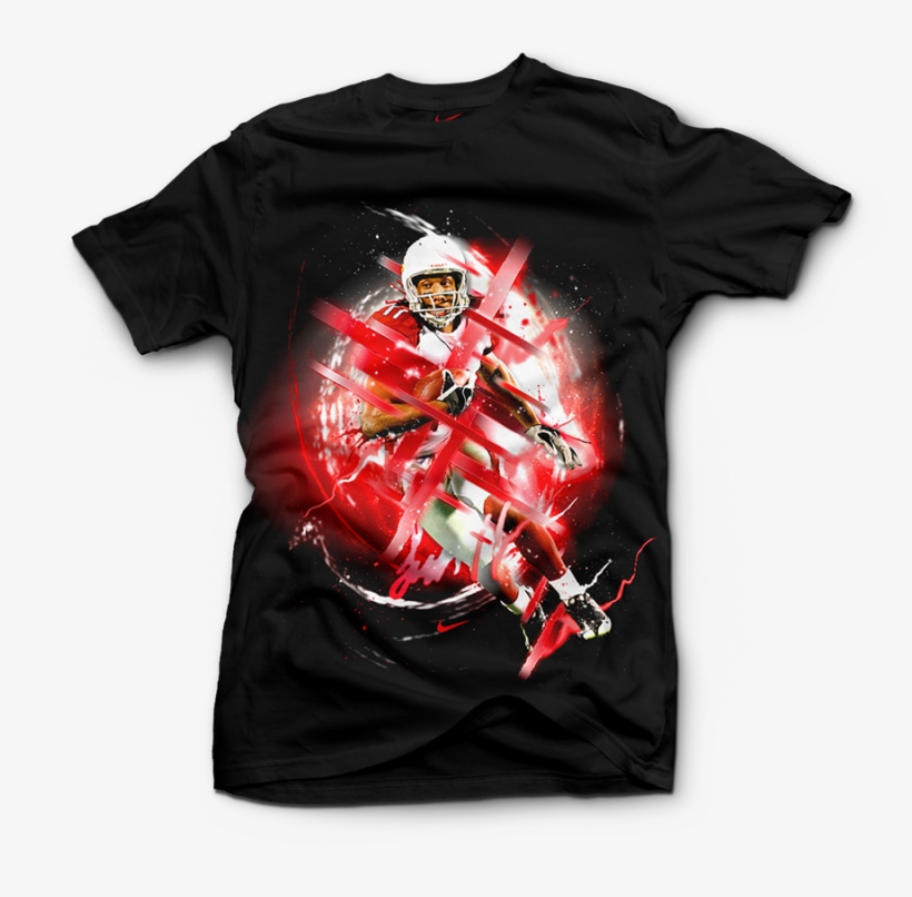 Nike Football Larry Fitzgerald T-shirt - Shirt, transparent png