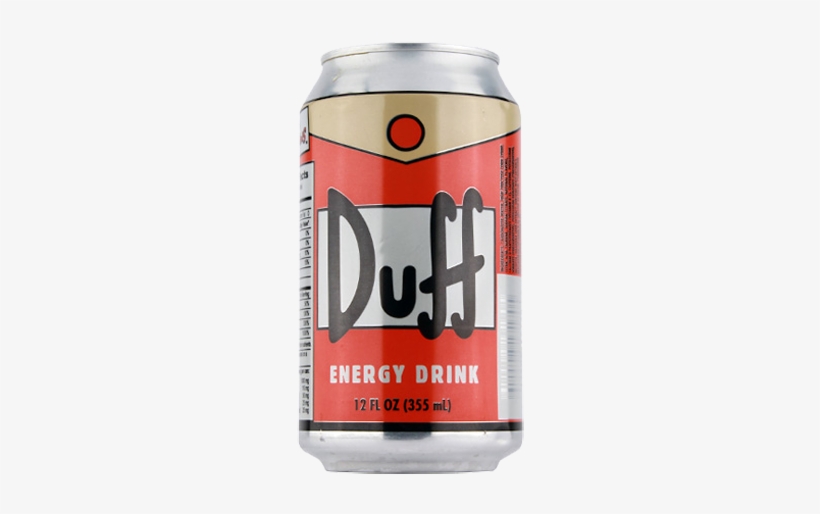 Simpsons Duff Energy Drink 12 Oz Can - Duff Energy Drink Uk, transparent png