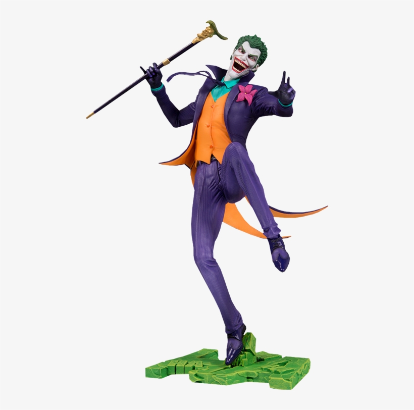 11" Dc Comics Statue The Joker - Dc Core Pvc, transparent png