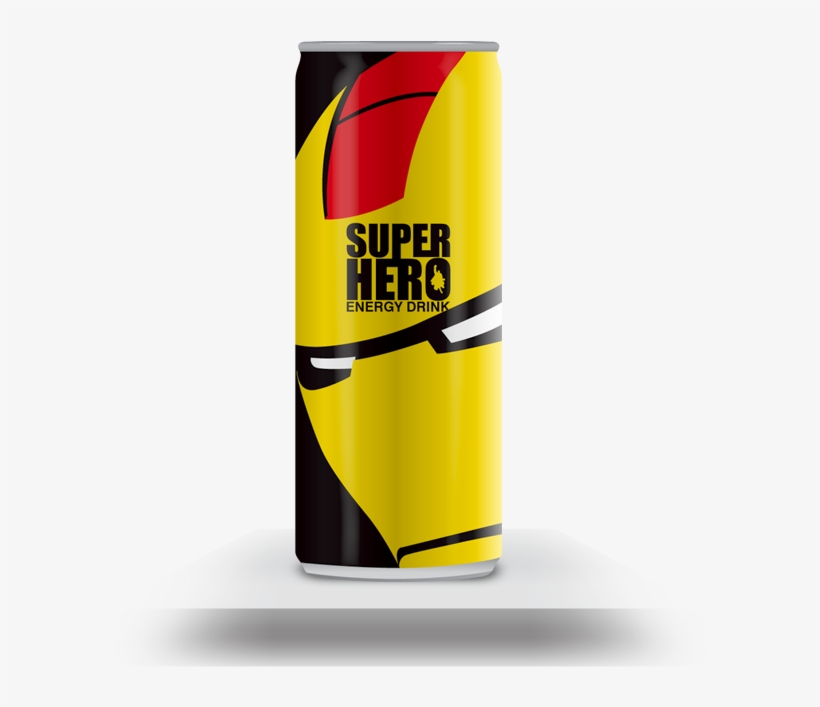 Energy Drink Clipart Flavoured - Super Hero Energy Drink, transparent png