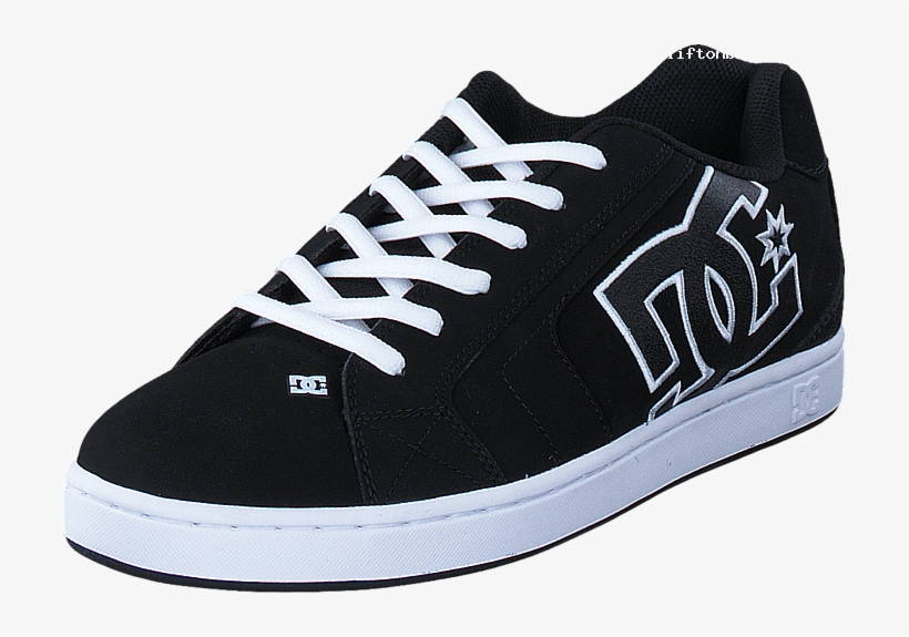 Dc Shoes Net Black/black/white 07225-03 Womens Leather - Men's Net, transparent png