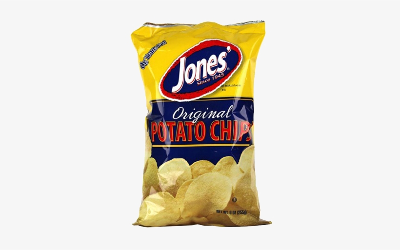 Jones' Potato Chips Review - Jones' Wavy Salt & Vinegar Potato Chips 9 Oz. Bag, transparent png