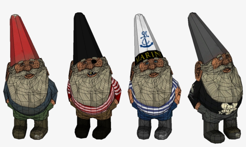 Garden Gnome Free Papercraft / Гном / Из Бумаги Своими - Hl2 Garden Gnome, transparent png