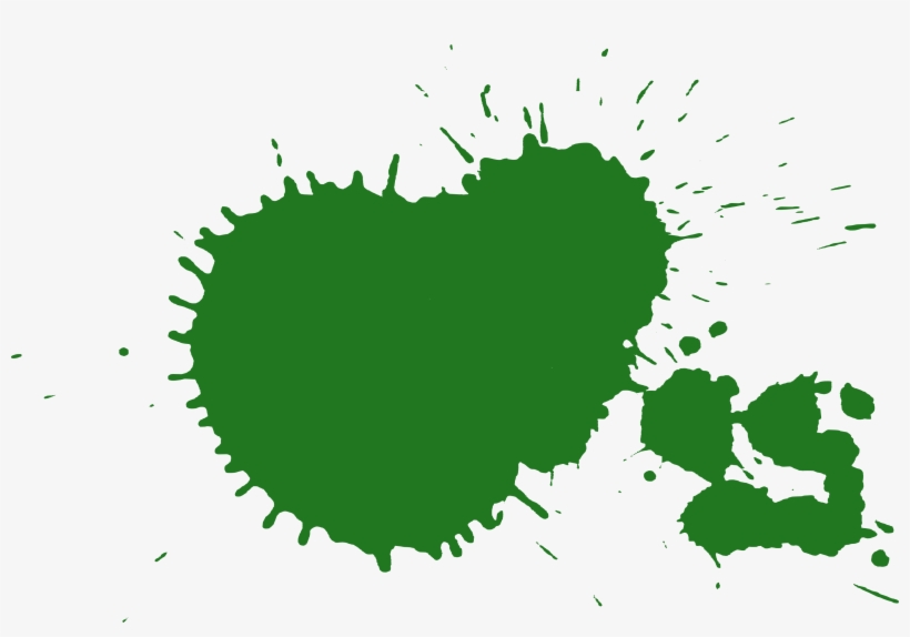 10 Green Paint Splatters Png Transparent Onlygfxcom - Portable Network Graphics, transparent png