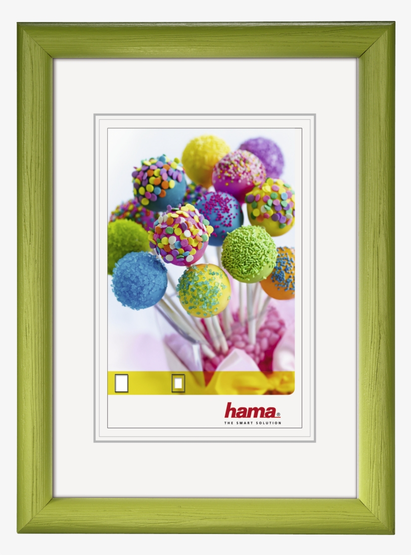 "candy" Wooden Frame, Green, 13 X 18 Cm - Cake Pop, transparent png