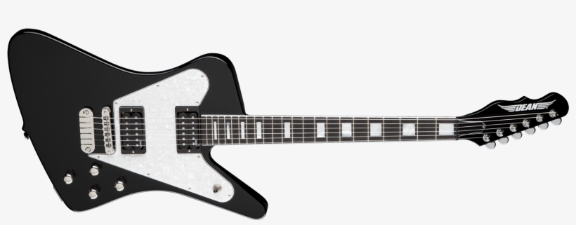 Usa Trans Am - Dean Trans-am Electric Guitar With Floyd Rose, Black, transparent png