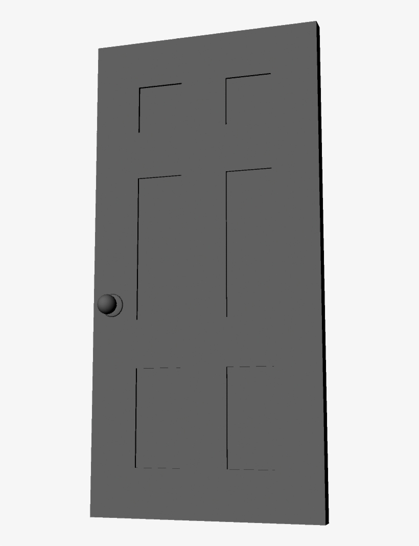 Next I Will Texture The Model And Done Door1 - Wardrobe, transparent png